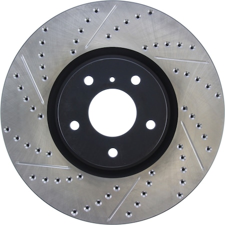 Sport Drilled/Slotted Brake Rotor,127.42095R